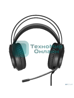 Гарнитура Exegate Cosmos HS-702GL чёрный, проводная, USB, виртуальный звук 7.1, подсветка