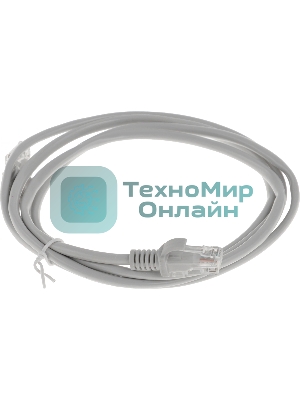 Патч-корд Premier 5-970 1Gbит/с UTP 4 пары cat5E CCA molded 1.5м серый RJ-45 (m)-RJ-45 (m)