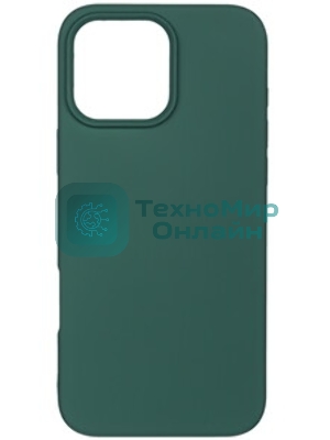 Чехол Microfiber Case для Apple iPhone 16 Pro Max зеленый опал, Borasco