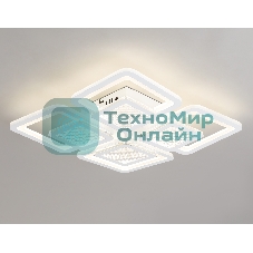 Потолочный светодиодный светильник FA4283/4+4 WH белый 100W 3000K+6400K/4200K/6400K+3000K 435*435*70 (ПДУ ИК)