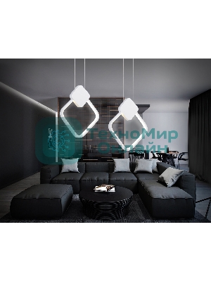 Светильник Ambrella light FL5255 WH белый 11W 4200K 252*20*1200 (без ПДУ)