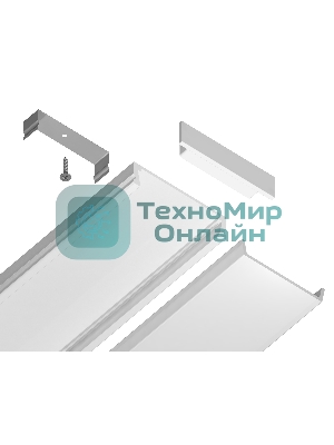 Алюминиевый профиль Ambrella light GP1800WH белый 2000*23.8*6