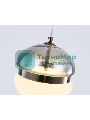 Подвесной светодиодный светильник Ambrella light LH11003 SM/FR дымчатый/белый матовый 20W 3000K D180*200