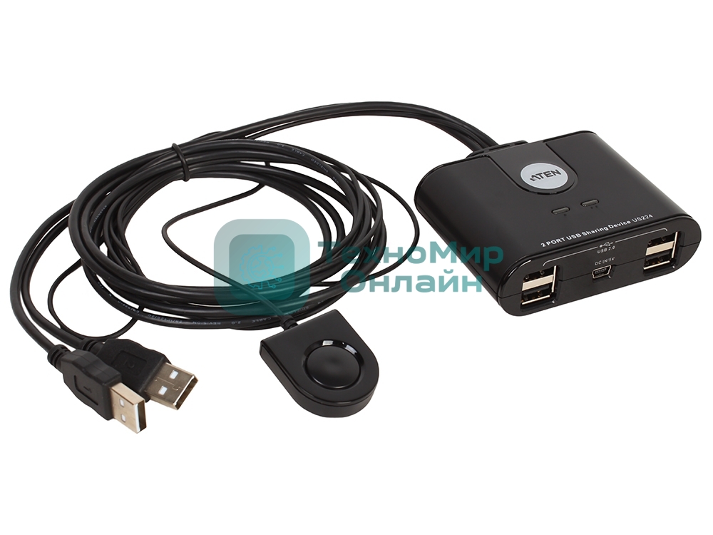 Переключатель периферийного устройства USB2 US224-AT ATEN