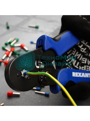 Кримпер Rexant HT-866 для обжима штыревых наконечников 0.08-6.0 мм²