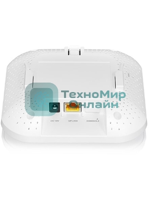 Точка доступа Zyxel NebulaFlex NWA50AX PRO, WiFi 6, 802.11a/b/g/n/ac/ax (2,4 и 5 ГГц), MU-MIMO, антенны 3x3, до 575+2400 Мбит/с, 1xLAN 2.5GE, PoE, без поддержки Captive portal и WPA-Enterprise, защита от 4G/5G, БП в комплекте