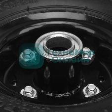 Колесо Palisad пневм. 4.10/3.50–4 с несим.ступ. d260 мм. подш. внут.диам. 20мм. длина оси - 5