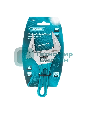 Ключ разводной Gross 15566 (0 - 20 мм) 160 мм