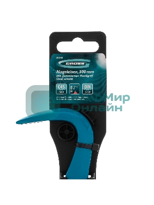 Лом-гвоздодер Gross обрезиненная рукоятка, 300x22x14 мм