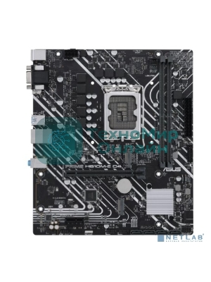 Материнская плата ASUS PRIME H610M-E D4-CSM, LGA 1700, Intel H610, 2xDDR4, 4xSATA, 2xM.2 PCIe 3.0 (x2, x4), 1xPCIe 4.0 x16, 1xPCIe x1, 1xHDMI, 1xDP, 1xVGA, 2xUSB-A 2.0, 2xUSB-A 3.2 Gen 1, 1x 1Gb LAN, 3x3.5 мм, 7.1, mATX