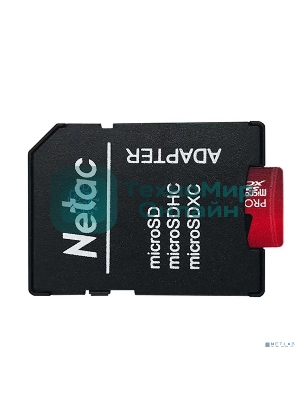 Флеш карта MicroSD card Netac P500 Extreme Pro 32Gb, retail version w/SD adapter