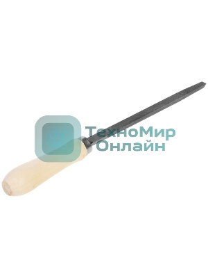 Напильник Сибртех, 150 мм, трехгранный, двухкомпонентная рукоятка, №2