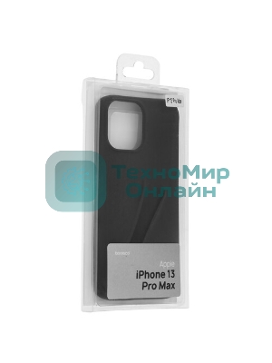 Чехол (клип-кейс) BoraSCO Silicone Case для Apple iPhone 13 Pro Max черный (матовый)