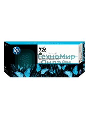Картридж струйный HP 726 CH575A черный матовый для HP DJ (300мл)