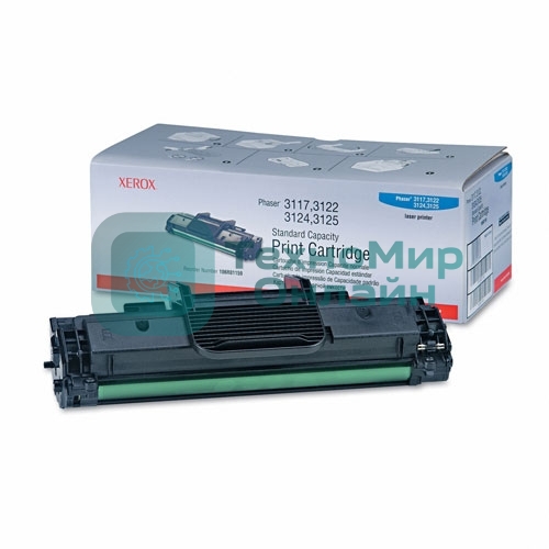 Картридж лазерный Xerox 106R01159 черный для Phaser 3117/3122/3124/3125 3000 стр.(channels)