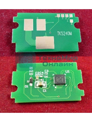 Чип для Kyocera Ecosys P5026cdn/M5526cdn (TK5240M) Magenta 3K (ELP, Китай)