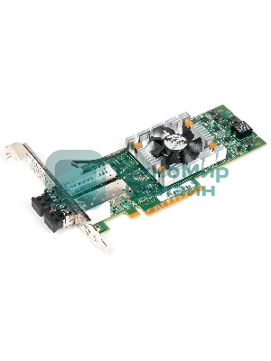 Контроллер Qlogic QLE2672-CK 16Gb Dual Port FC HBA x8 PCIe LC multi-mode optic