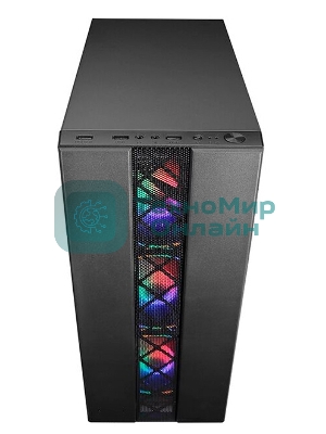 Компьютерный корпус Accord ACC-CL290B черный без БП ATX 2xUSB2.0 1xUSB3.0 audio