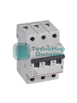 Выключатель автоматический модульный 3п C 25А 4.5кА RX3 Leg 419710