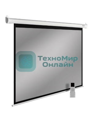 Экран Cactus 150x200 см SIlverMotoExpert CS-PSSME-200X150-DG 4:3 настенно-потолочный рулонный темно-серый (моторизованный привод)