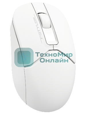 Мышь беспроводная A4Tech Fstyler FB12 белый, 1200 dpi, радиоканал, Bluetooth, USB, кнопки - 3