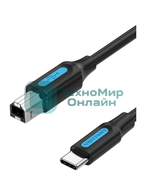 Кабель Vention USB 2.0 Type C M/BM - 2 м
