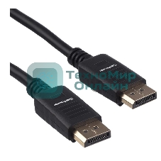 Кабель а/в GoPower Длина 1.8 м Разъемы DisplayPort (m)-DisplayPort (m) черный 00-00028932