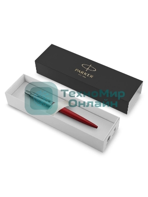 Ручка шариковая Parker Jotter Core K63 (CW1953187) Kensington Red CT M, синие чернила, подарочная коробка