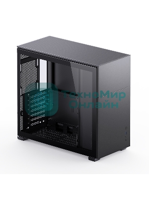 Компьютерный корпус без блока питания JONSBO D41 STD Black ATX без БП, боковая панель из закаленного стекла, mini-ITX, micro-ATX, ATX, черный