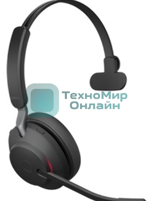 Гарнитура Jabra Evolve2 65 чёрный, беспроводная, Bluetooth, до 37 ч
