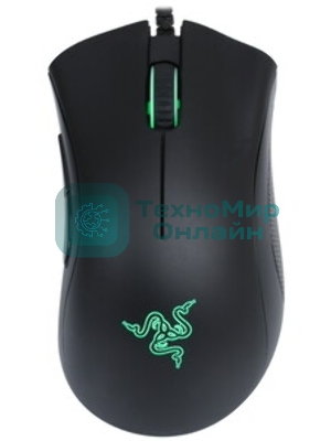 Мышь проводная Razer DeathAdder Essential черный, 6400 dpi, USB, кнопки - 5
