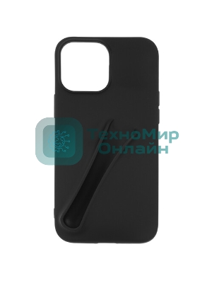 Чехол (клип-кейс) BoraSCO Silicone Case для Apple iPhone 13 Pro Max черный (матовый)