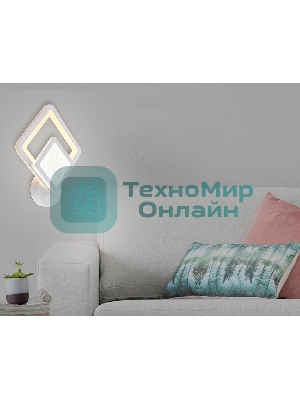 Настенный светодиодный светильник FA4284 WH белый 14W 260*300*60