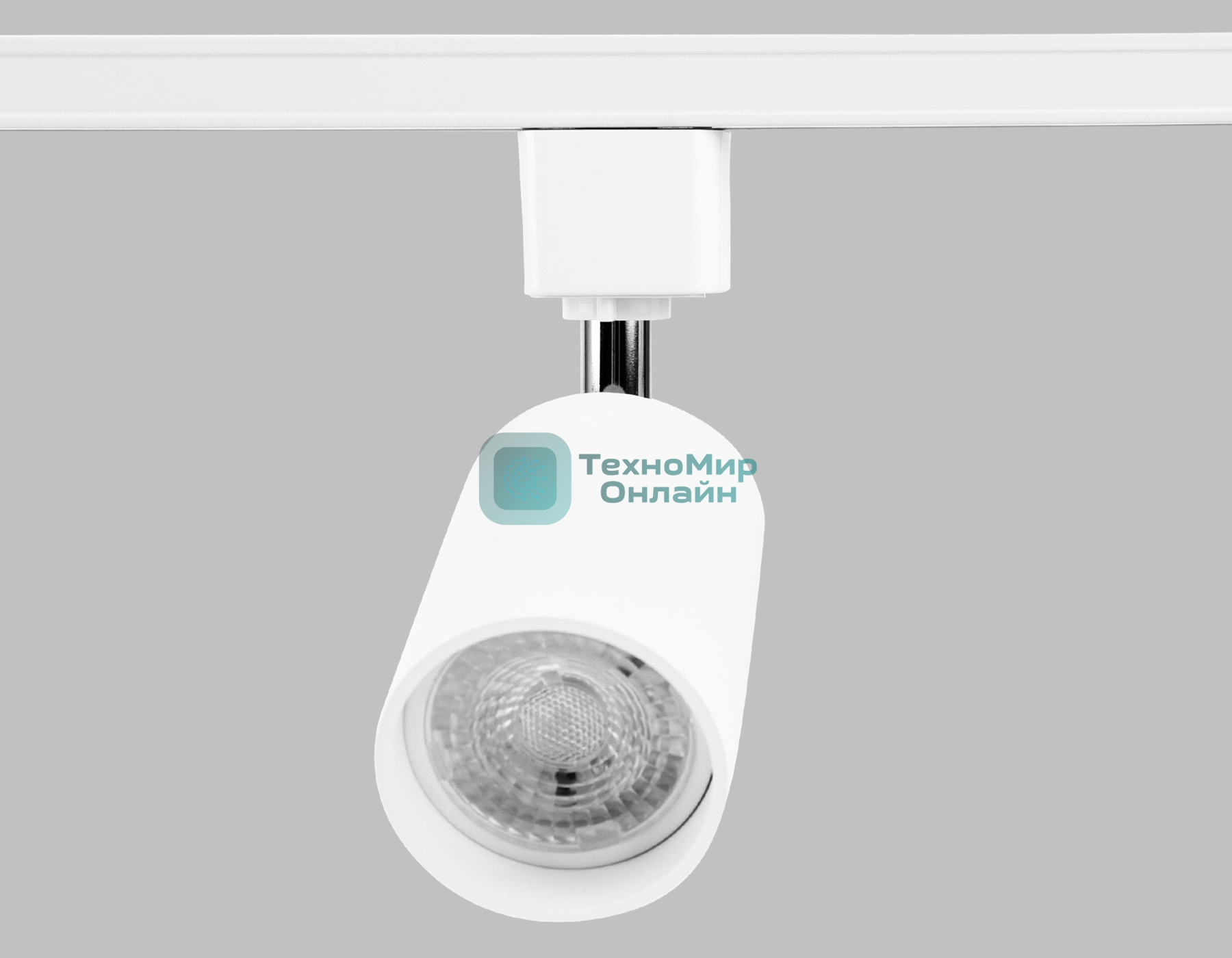 Трековый однофазный светильник со сменной лампой Ambrella light GL5121 WH белый GU10 max 12W