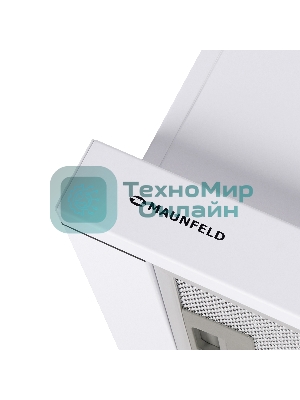 Вытяжка встраиваемая Maunfeld VS Light 50 белый, 50 см, 520 куб. м/ч, 56 дБ