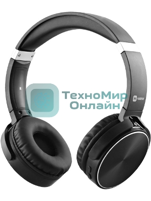 Беспроводные/проводные наушники Harper HB-217 черный, накладные, Bluetooth + проводной, складная конструкция, до 5 ч
