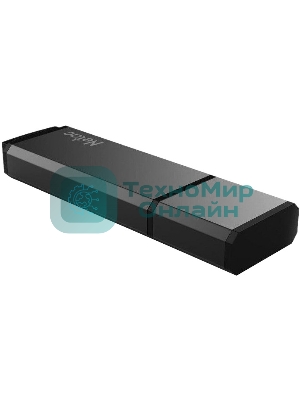 Флешка USB Netac U351 (NT03U351N-064G-20BK), 64Gb, USB 2.0, R/W 25/10, черный