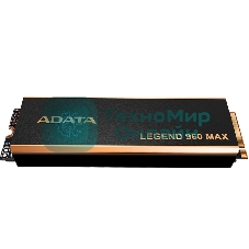 Накопитель SSD ADATA LEGEND 960 MAX, 2Tb, PCIe 4.0 x4, M.2 2280, NVMe, R/W 7400/6800, с радиатором