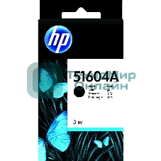Картридж струйный HP 51604A черный for plain paper