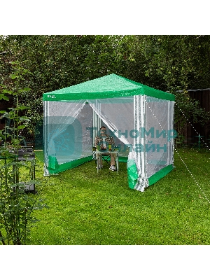 Тент садовый с москитной сеткой Camping Palisad 250х250/240 см