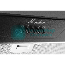 Вытяжка встраиваемая Monsher INHIT 60 Noir черный, 53 см, 1100 куб. м/ч, 53 дБ
