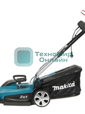 Газонокосилка роторная Makita ELM4120 1600Вт,41см,7уровн,20\75мм,45л,14.5кг,кор,пластик,2Cut,инд заполнения