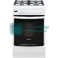 Плита комбинированная Gefest ПГЭ 5102-03 белый, конфорок 4 газовых, духовка 55 л, 50 см x 85 см x 58.5 см