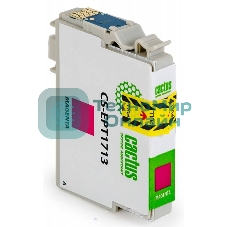 Картридж струйный Cactus CS-EPT1713 17XL пурпурный (10 мл) для Epson XP-33/103/203/207/303/306/403/406