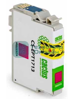 Картридж струйный Cactus CS-EPT1713 17XL пурпурный (10 мл) для Epson XP-33/103/203/207/303/306/403/406