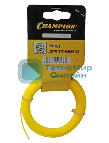 Корд трим. Champion Round 1.6мм15м круглый в мотке