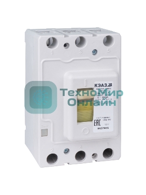 Выключатель автоматический ВА57Ф35-340010 160А 1600Im 400AC УХЛ3 КЭАЗ 109307