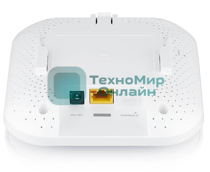 Гибридная точка доступа Zyxel NebulaFlex NWA50AX, WiFi 6, 802.11a/b/g/n/ac/ax (2,4 и 5 ГГц), MU-MIMO, антенны 2x2, до 575+1200 Мбит/с, 1xLAN GE, PoE, без поддержки Captive portal и WPA-Enterprise, защ