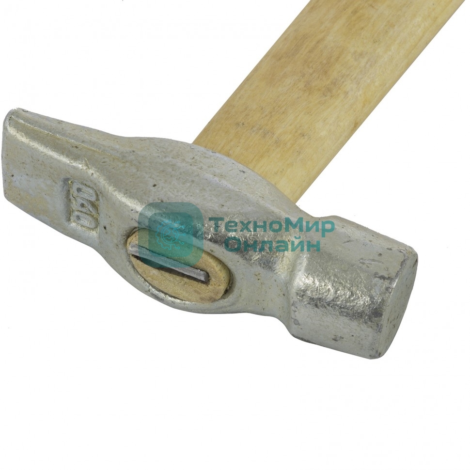 Молоток Россия слесарный,400 г,круглый боек,деревянная ручка 10239