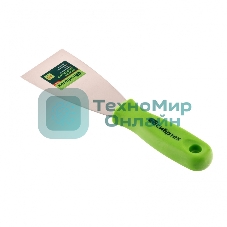 Шпательная лопатка из нержавеющей стали Сибртех, 60 мм, пластмассовая ручка